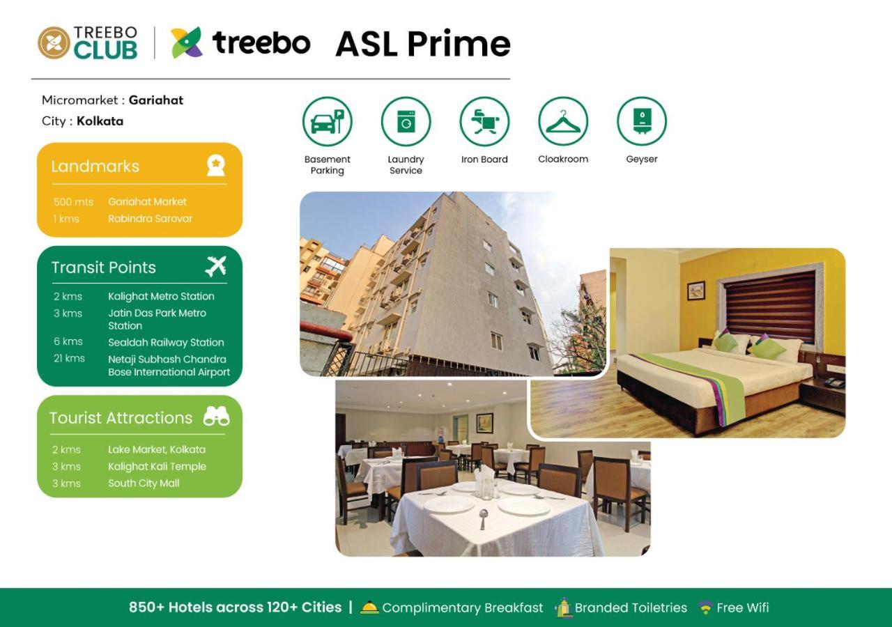 Treebo Asl Prime, Near Ballygunge Railway Station Calcutá Exterior foto